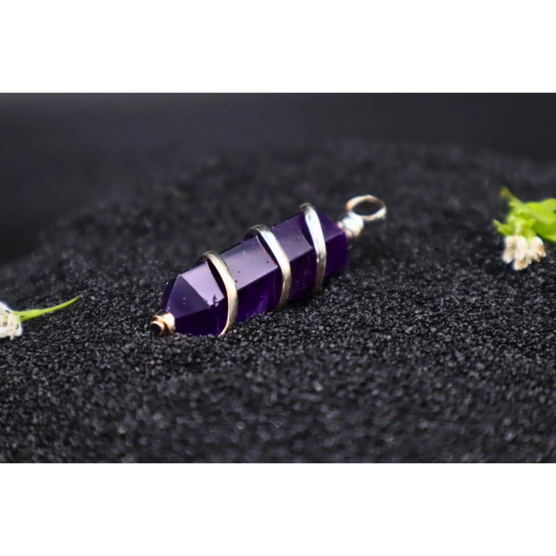 Amethyst Doppelender Anhänger - Vinterstein