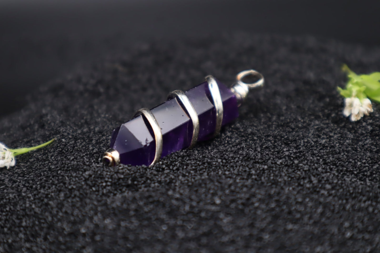 Amethyst Doppelender Anhänger - Vinterstein