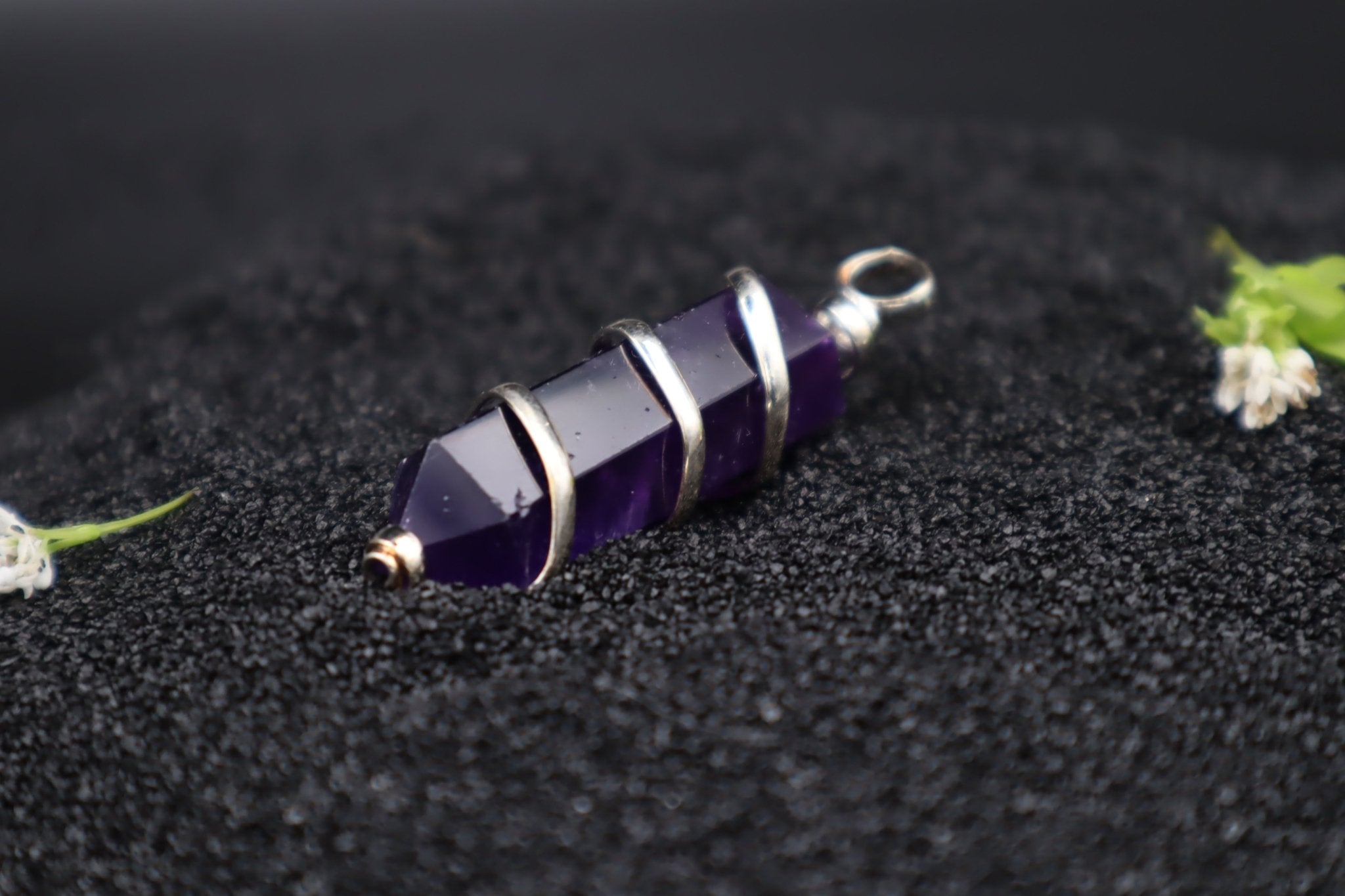 Amethyst Doppelender Anhänger - Vinterstein