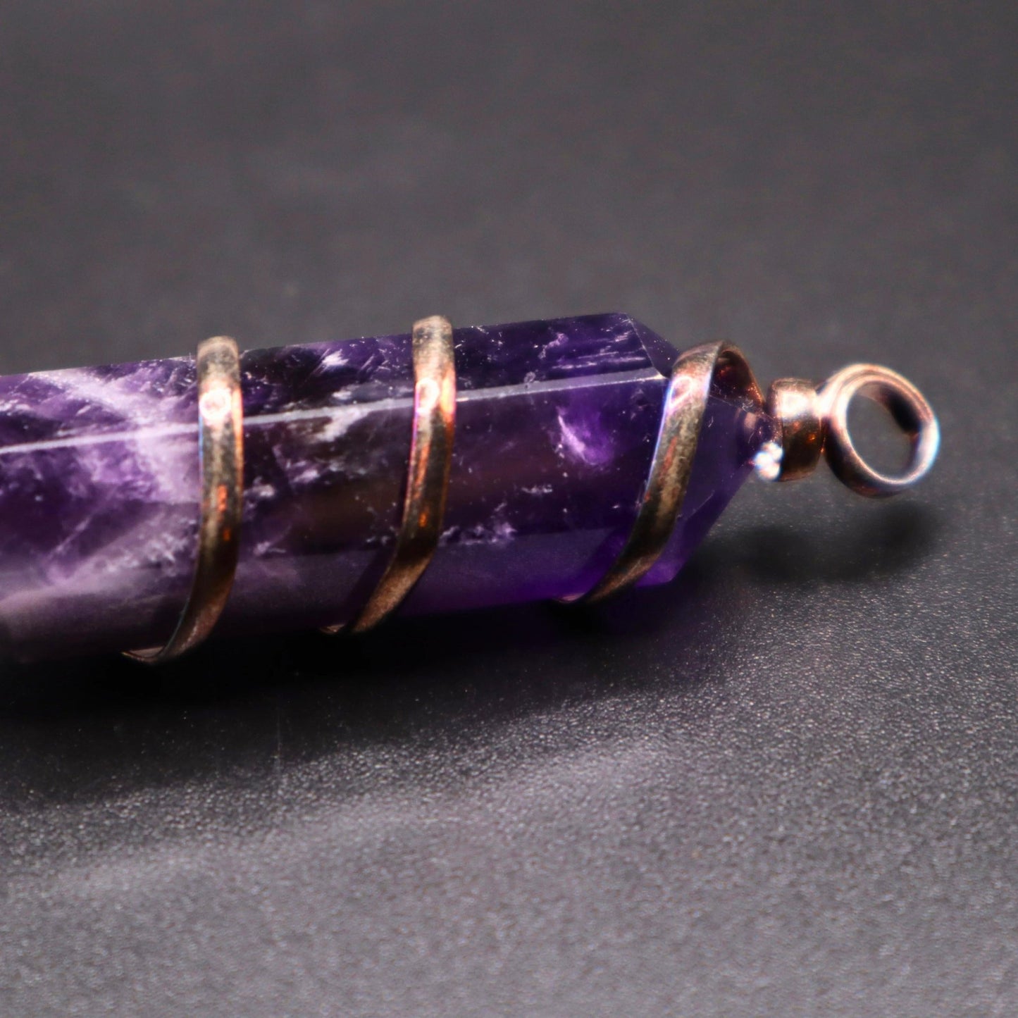 Amethyst Doppelender Anhänger - Vinterstein