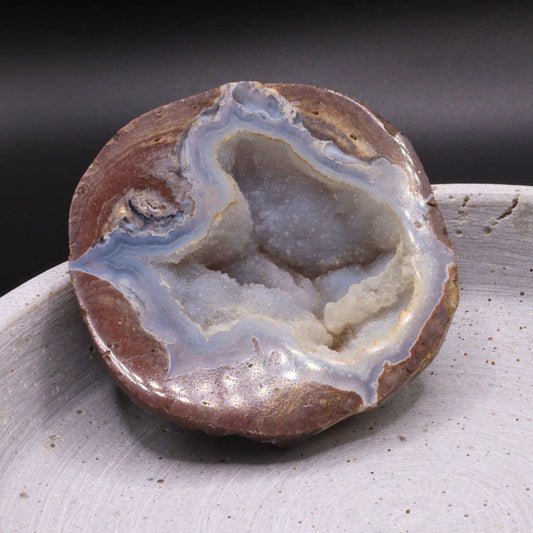 Chalcedon - Achat, teils poliert - Vinterstein