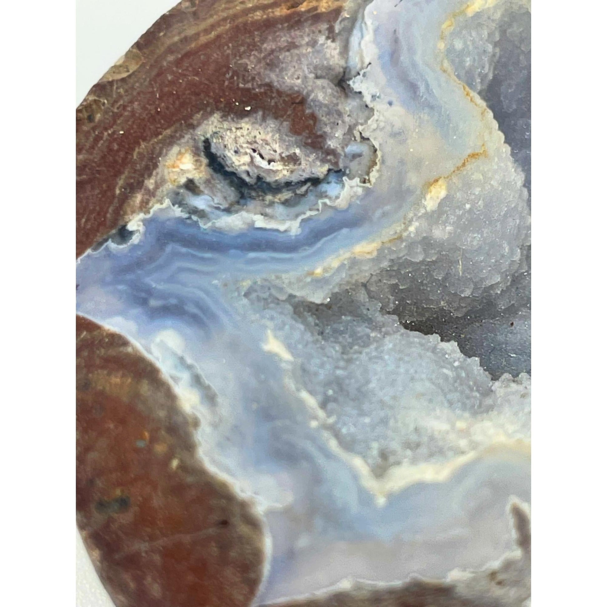 Chalcedon - Achat, teils poliert - Vinterstein