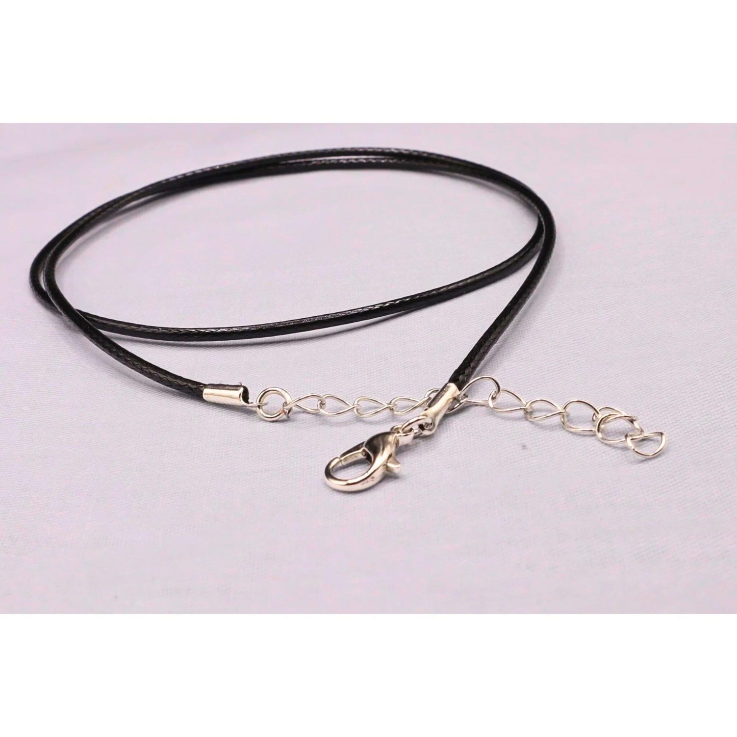 Halsband - Kordel - gewachst - 40cm - schwarz - Vinterstein