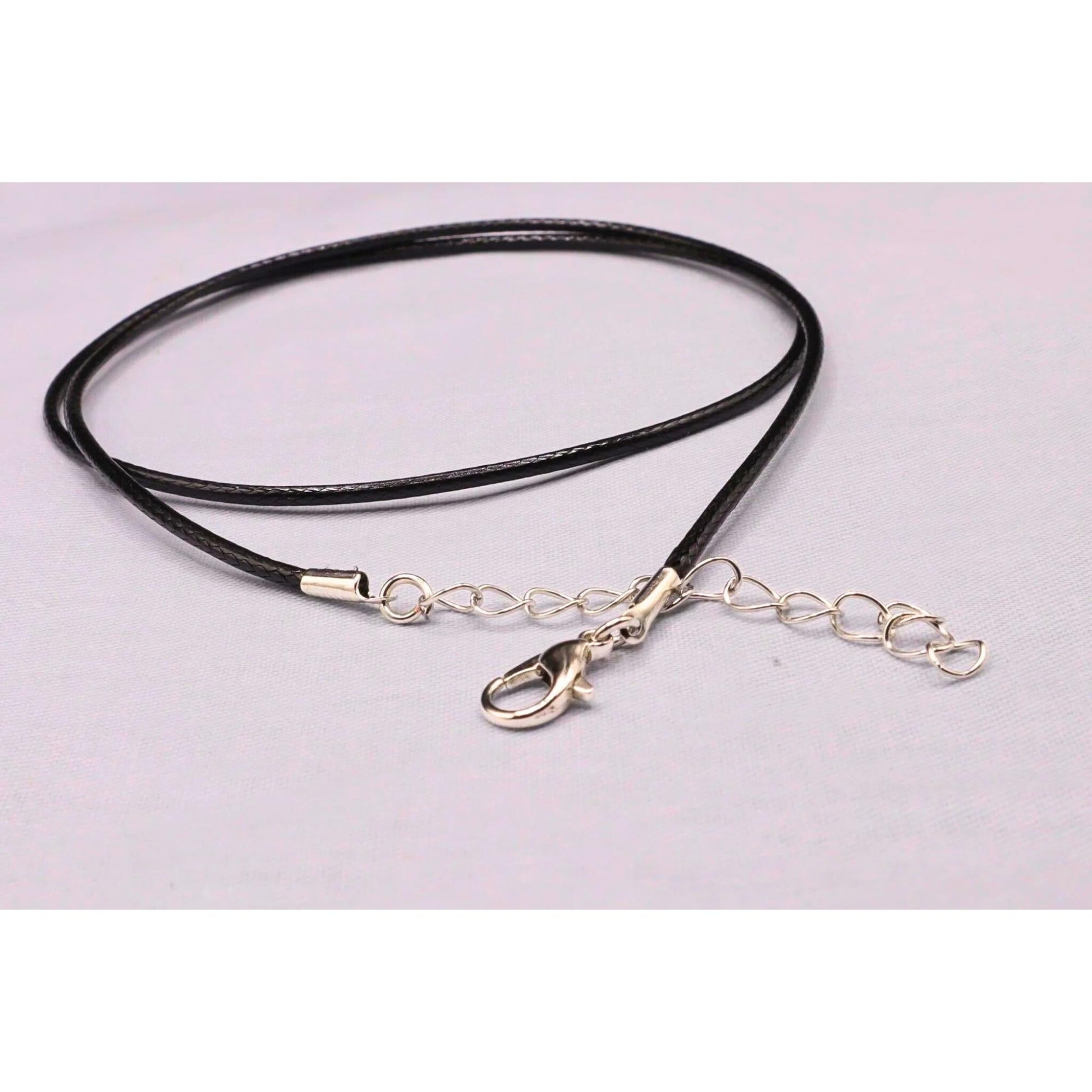 Halsband - Kordel - gewachst - 40cm - schwarz - Vinterstein