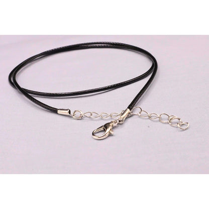 Halsband - Kordel - gewachst - 40cm - schwarz - Vinterstein